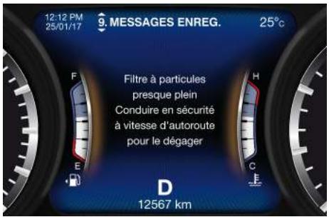 Maserati Levante - Messages du système DPF (Diesel uniquely) - 4