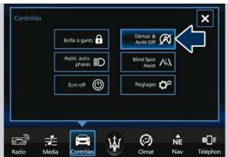 Maserati Levante - Désactivation de la fonction Start & Stop - 2