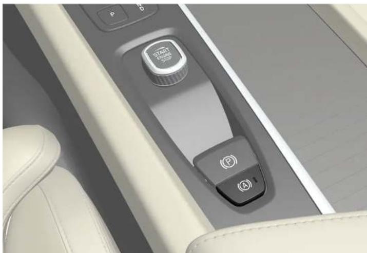 VOLVO V60 (2025) - Activer et désactiver le frein automatique à l'arrêt - 1