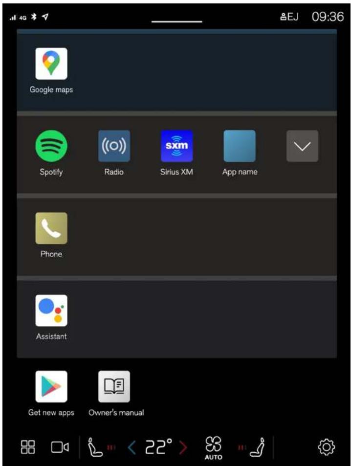 VOLVO V60 (2025) - Vue applications - 1