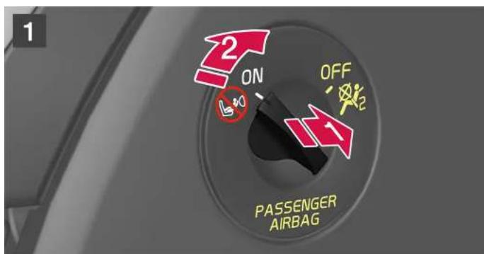 VOLVO V60 (2025) - Désactiver le coussin gonflable passager - 1