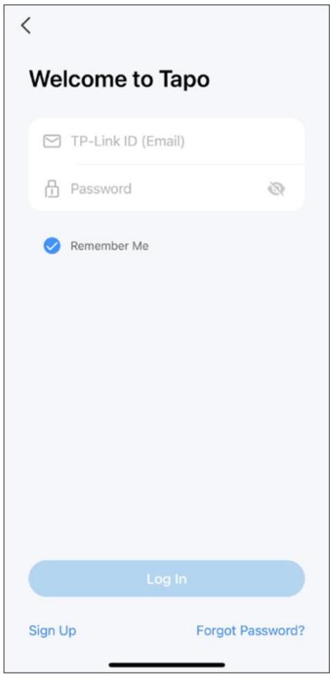 TP-LINK Ampoule WIFI Connectée - Étape 2. Connectez-vous - 1