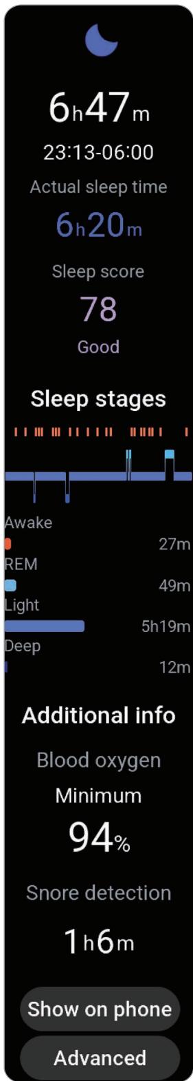 SAMSUNG SM-R390NZSAXEF - Mesurer votre sommeil - 1