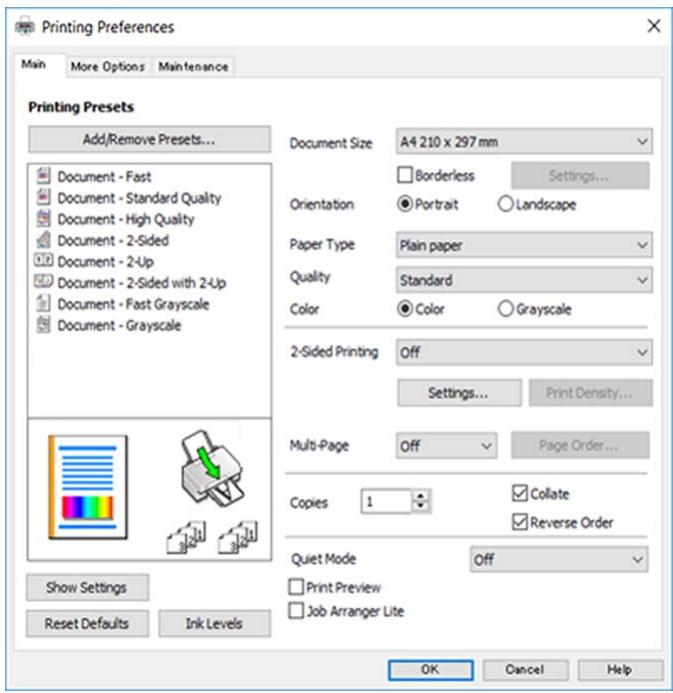EPSON WF-2950DWF - Remarque: - 1