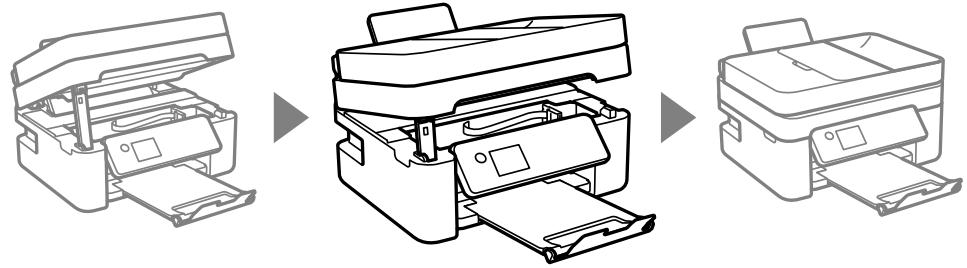 EPSON WF-2950DWF - Fermez le scanner. - 2