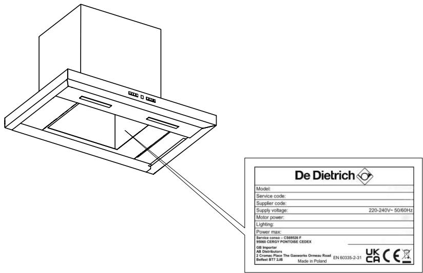 DE DIETRICH DHB2934BX - INTERVENTIONS FRANCE - 1