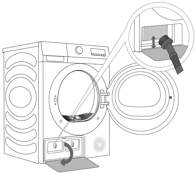 HISENSE DHQE800BW2 - DHQE800BB2 - DHQE800 - DHQE800BT2 - DHQE800U - DHQE800BB2 - DH1Q802BW2 - DHQE802U - NETTOYAGE DU FILTRDE LA POMPE A CHALEUR - 2