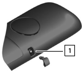 Gigaset Siemens CL770 - CL770A - Raccordement du kit oreillette - 1