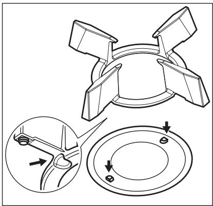 ELECTROLUX KDI640713K - Retrait et installation des supports de casserole - 1