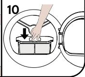 TELEFUNKEN SL8EW - Important: n'oubliez PAS de nettover les filtres à peluches apres chaque usage. - 10