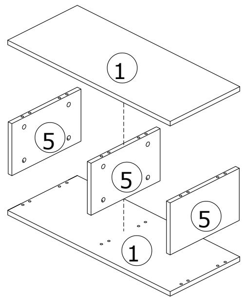 GIANTEX Meuble TV Combiné Libre avec Étagères Ouvertes - 13