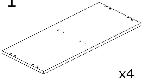 GIANTEX Meuble TV Combiné Libre avec Étagères Ouvertes - 1