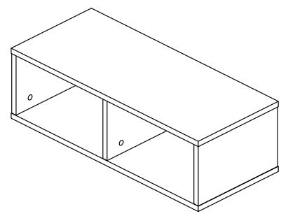 GIANTEX Meuble TV Combiné Libre avec Étagères Ouvertes - 14