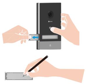 EZVIZ CP7 2K - Installation du panneau d'interphone - 2