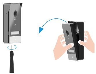 EZVIZ CP7 2K - Installation du panneau d'interphone - 1