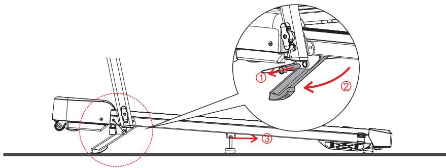 HOMETRO HM4 - Instructions d'Utilisation du Piédestal Pliable - 2