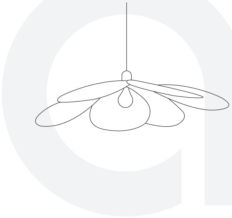 ATMOSPHERA Suspension Pétales Naya Beige - 1