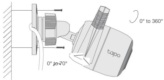TP-LINK C320WS - Étape 2. Monter laamera - 1