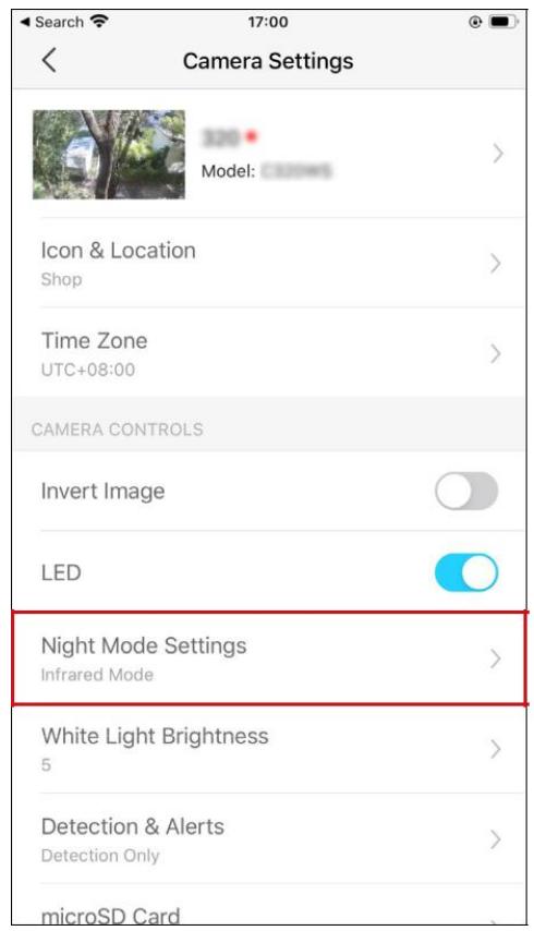 TP-LINK C320WS - Sélectionnez Night Mode - 1