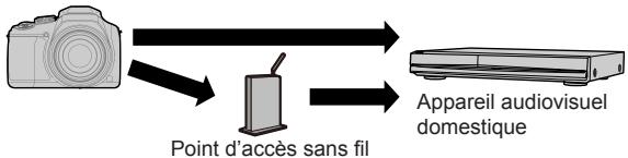 PANASONIC DCFZ82 - FCFZ81 - DCFZ83 - Envoi d'images vers un apparéil audiovisuel - 1