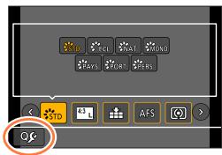 PANASONIC DCFZ82 - FCFZ81 - DCFZ83 - Commutation du menu d'accès rapide sur votre élément préfééré - 1
