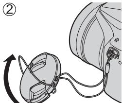 PANASONIC DCFZ82 - FCFZ81 - DCFZ83 - Fixation du capuchon d'objectif - 3