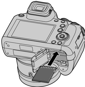 PANASONIC DCFZ82 - FCFZ81 - DCFZ83 - Insertion et retrait de la carte (en option) - 3