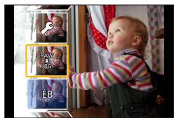 PANASONIC DCFZ82 - FCFZ81 - DCFZ83 - MENU  [Lect.]  [Traitement des RAW] - 1