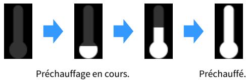 YAMAHA RN800A - Icônes de température - 1