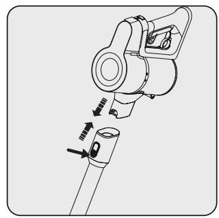 BEKO VRT50121VR - Installation du corps principal, du tube et de la Brosse - 1