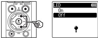 OM SYSTEM LSP5 - Appuyez sur la touche + ou - pour modifier le paramètre. - 1