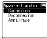 OM SYSTEM LSP5 - Appuyez sur la touche + ou – pour sélectionner [Connexion]. - 2