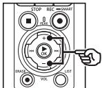 OM SYSTEM LSP5 - Réglage automatique des niveaux d'enregistrement avant l'enregistrement (Mode [SMART]) - 2