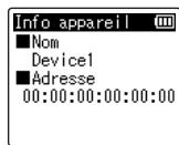 OM SYSTEM LSP5 - Appuyez sur la touche + ou – pour sélectionner l'appareil à connecter. - 4