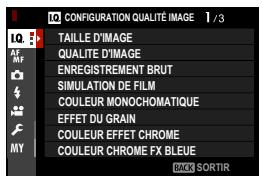 FUJIFILM X100V - CONFIGURATION QUALITÉ IMAGE - 1