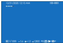 FUJIFILM X100V - -Affichage des informations sur les photos - 2