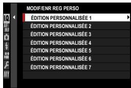 FUJIFILM X100V - MODIF/ENR REG PERSO - 1