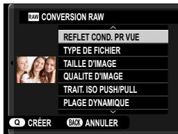 FUJIFILM X100V - Enregistrement des images RAW dans un autre format - 1