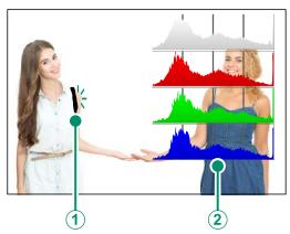 FUJIFILM X100V - - Histogrammes - 3