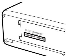 FUJIFILM X100V - -Le nom (SSID) et le mot de passé de l'imprimante - 1