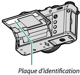 FUJIFILM X100V - La plaque d'identification - 1