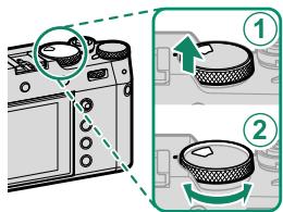 FUJIFILM X100V - La molette de selection des vitesses/de la sensibilité - 2