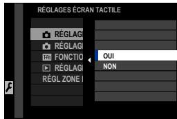 FUJIFILM X100V - Commandes tactiles pour la prise de vue - 1