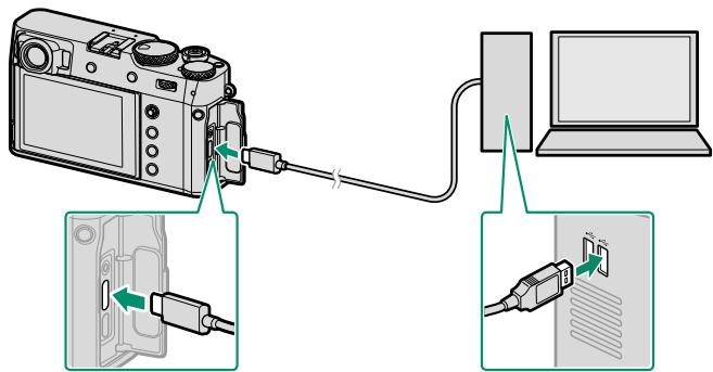 FUJIFILM X100V - Chargement de la batterie - 2