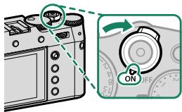 FUJIFILM X100V - Allumez l'appareil photo. - 1