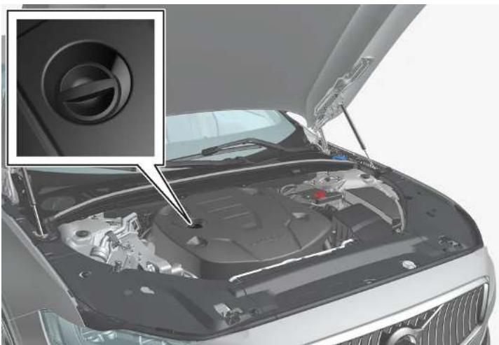 VOLVO V90 (2025) - Remplissage d'huile moteur - 1