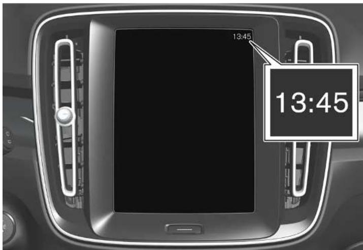 VOLVO V90 (2025) - Positionnement de la montre - 1