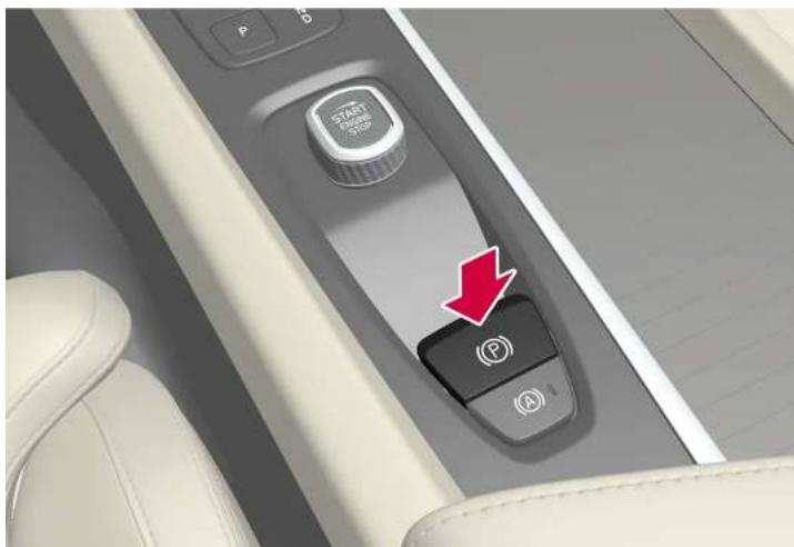 VOLVO V90 (2025) - Désactiver le frein de stationnement - 1
