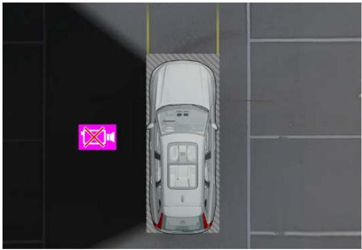 VOLVO V90 (2025) - Dysfonctionnement de la caméra d'aide au stationnement - 1
