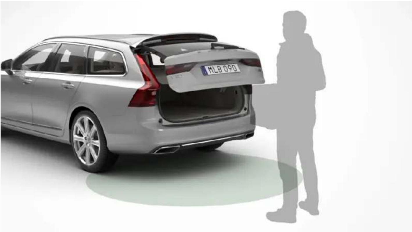 VOLVO V90 (2025) - Actionnement du hayon par un mouvement du pied\* - 1